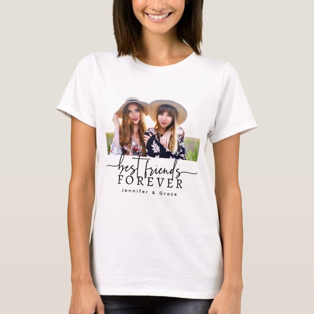 T-shirt för bästa vänner för alltid (Framsida)