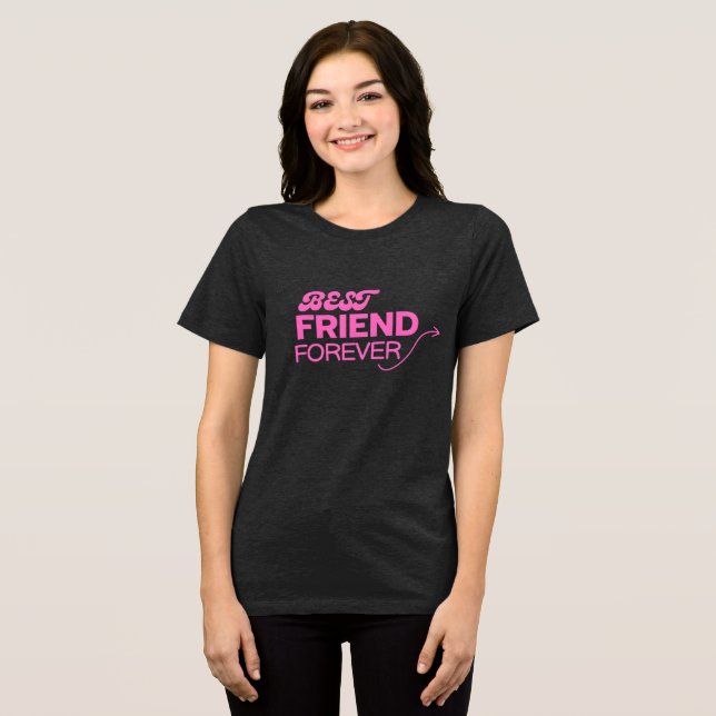 T-shirt för bästa vänner för livet (Framsida Full)