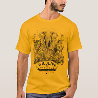 T-shirt för bevarande av utrotningshotade djur