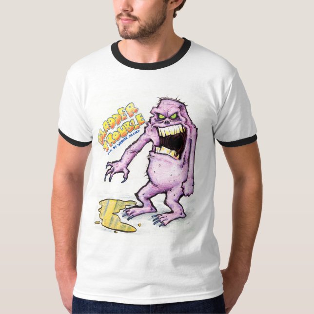 T-shirt för Bladder Trouble (Framsida)