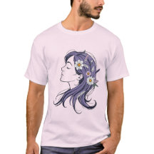 T-Shirt för boho och estetiskt stil