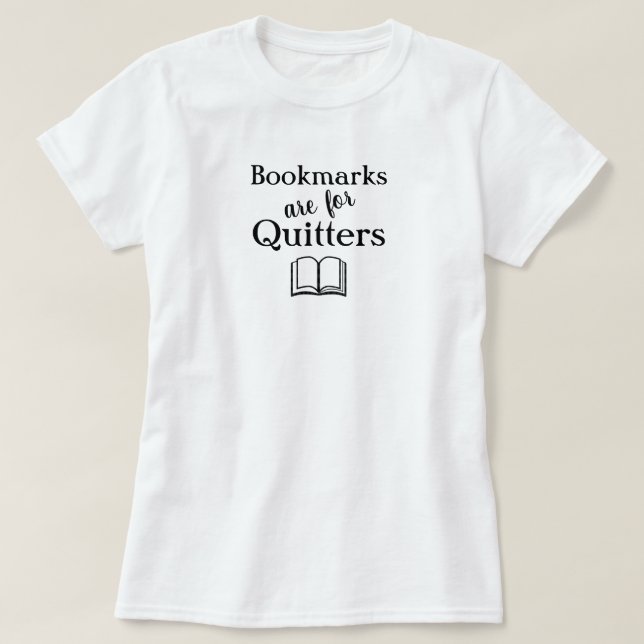 T-shirt för bokläsning (Design framsida)
