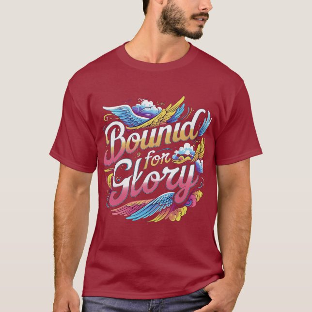 T-shirt för "Bound for Glory" (Framsida)