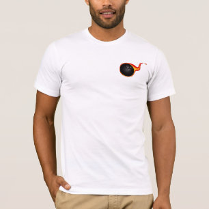 T-shirt för bowling - logotyp