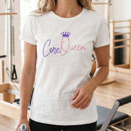 T-shirt för Core Queen Pilates - Starkt & Stylsamt