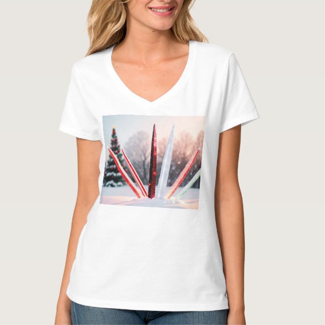 T-Shirt for Cozy Christmas Celebration (Framsida)