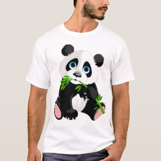 T-shirt för Cute Animal Friendly Panda