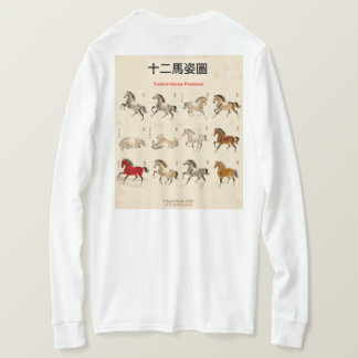 T-shirt för dam med en bild av en häst