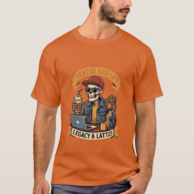 T-shirt för den kräsne pappans liv (Framsida)