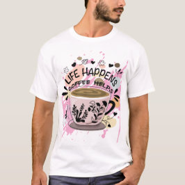 T-shirt för den som älskar kaffe 
