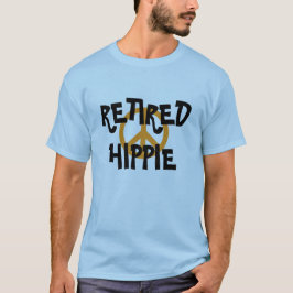 T-shirt för den trötta Hippie-fredssymbolen