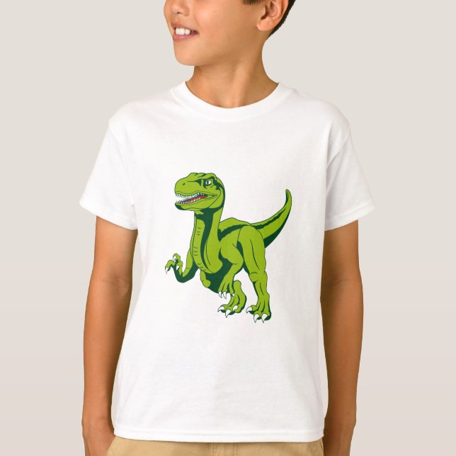 T-shirt för dinosaurier-pojkar (Framsida)