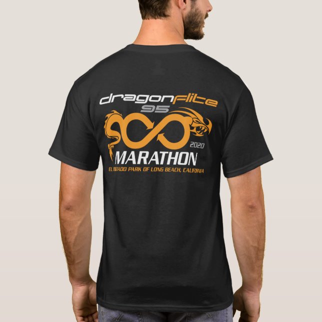 T-Shirt for DragonFlite 95 Marathon 2020  (Baksida)