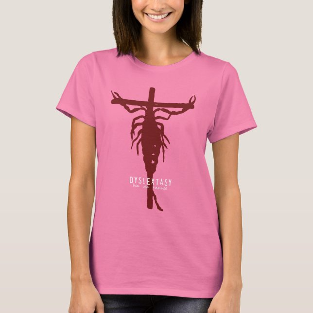 T-shirt för Dyslextasy-logotyp (Framsida)