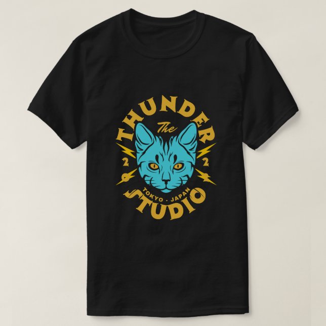 T-shirt för Electric Cat Studio (Design framsida)
