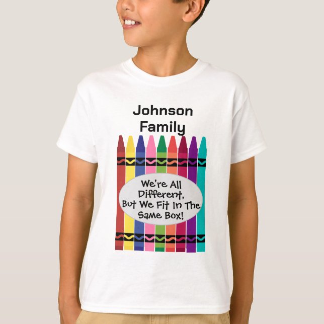 T-shirt för familjeåterträff för barn (Framsida)