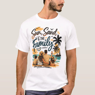 T-Shirt för familjens strandresa 2026