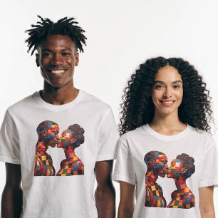 T-shirt för firande av konsten att sydda täcken