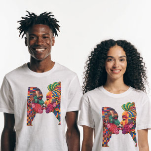 T-shirt för firande av konsten att sydda täcken