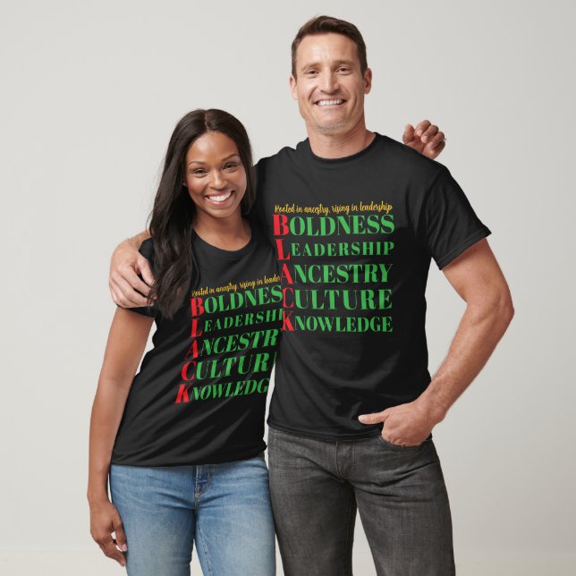 T-shirt för firande av svarta historiemånaden (Unisex)