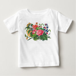 T-Shirt FOR FLICKA JAPANESE FLOWERS DIY NAMN