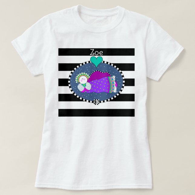 T-shirt för flygande ängel (Design framsida)