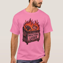 T-Shirt för Förlorare i Fantasy Football - Brinnan