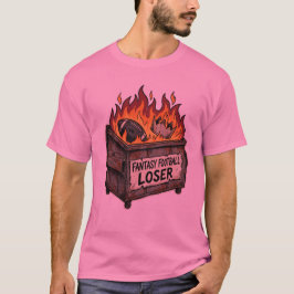 T-Shirt för Förlorare i Fantasy Football - Brinnan