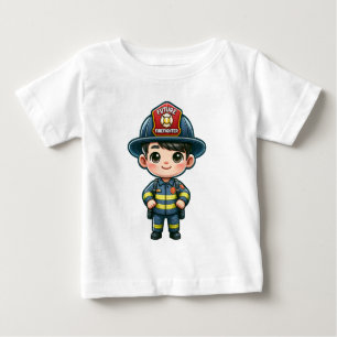 T-shirt för framtida brandmannabarn - Bedårande te
