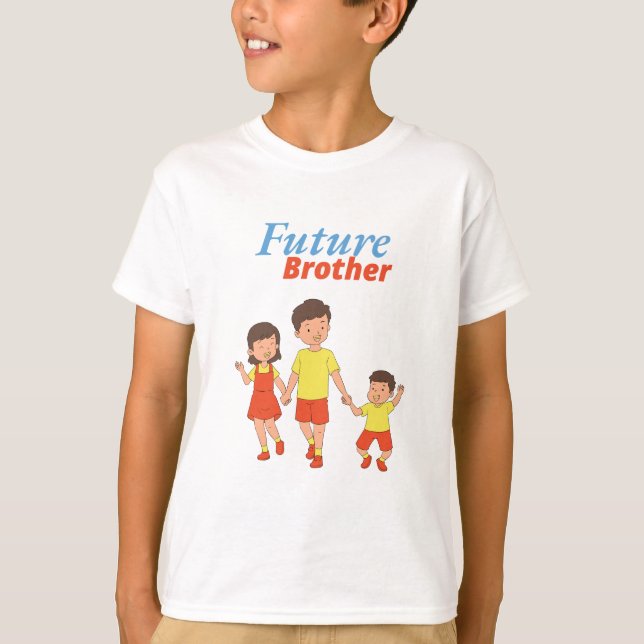 T-shirt för framtida bror (Framsida)