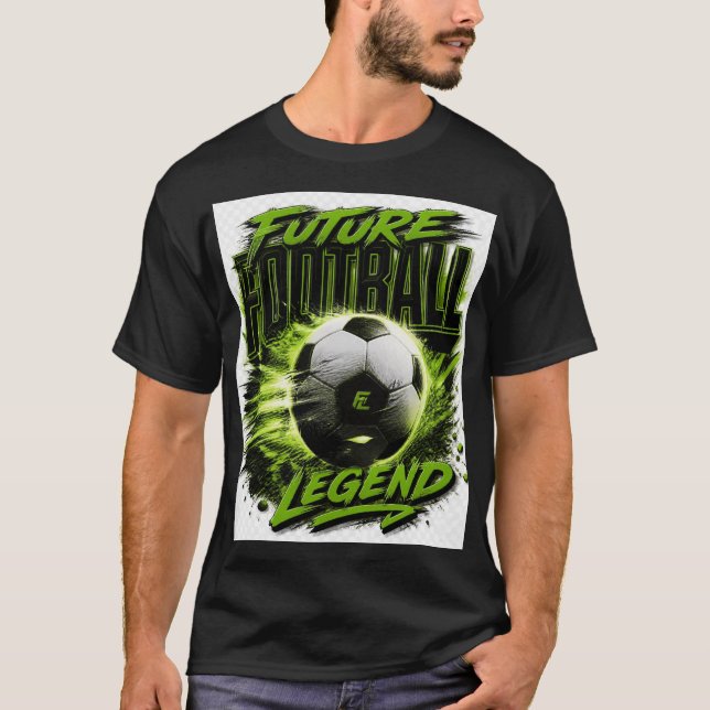 T-Shirt för framtidens fotbollslegend (Framsida)
