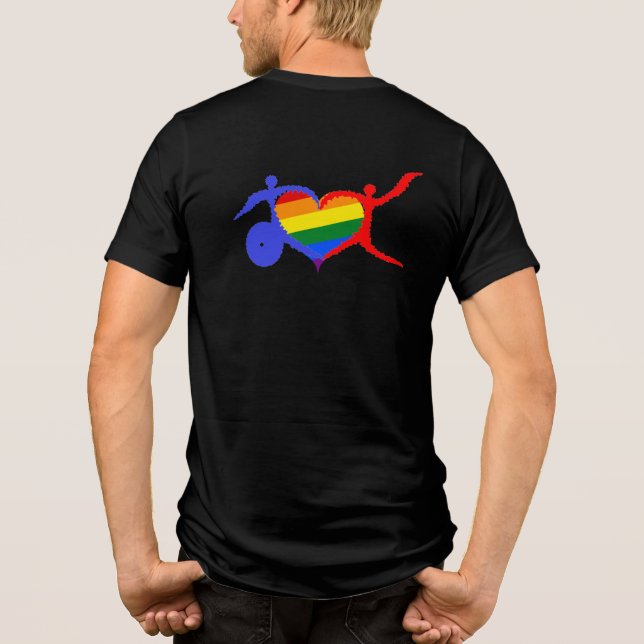 T-shirt för funktionshinderstolthet (Baksida)