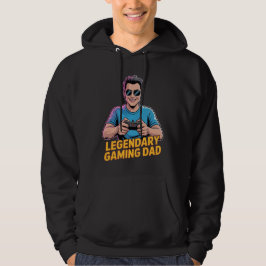 T-shirt för gamerpappa Legendarisk Gamerpappa Hoodie
