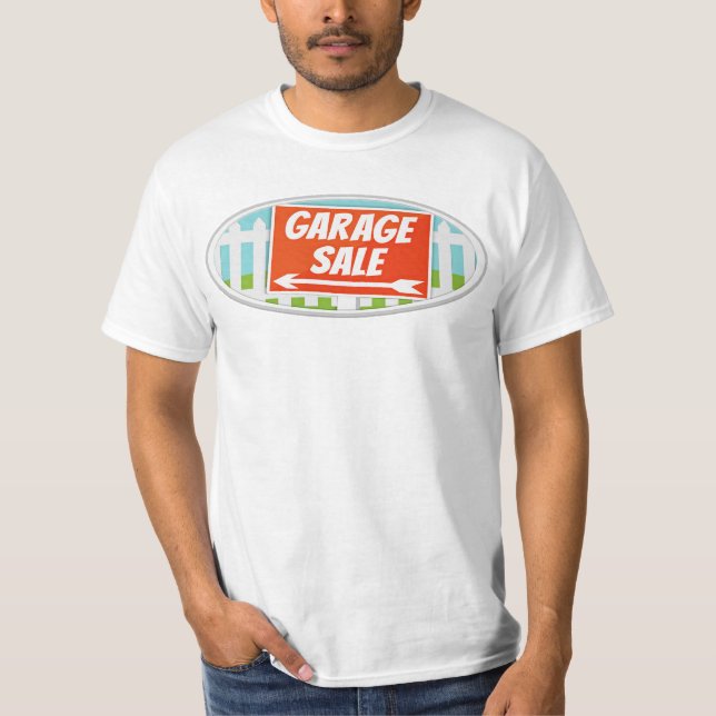 T-shirt för garageförsäljning (Framsida)