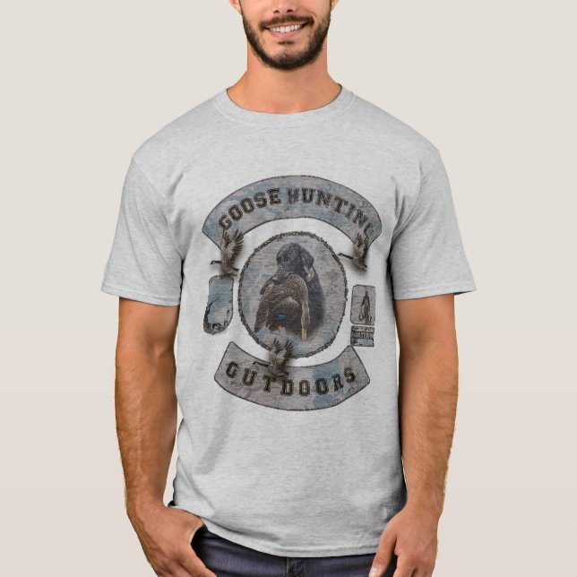 T-shirt för gässjakt (Framsida)