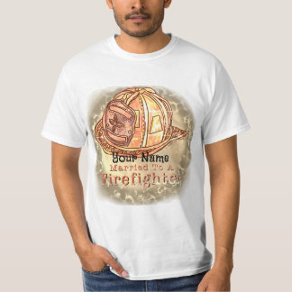 T-shirt för gift-brandman
