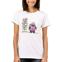 T-shirt för "Girl Bear and Signpost"