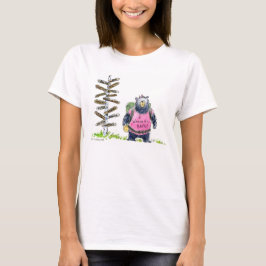 T-shirt för "Girl Bear and Signpost"