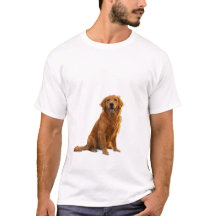 T-shirt för Golden Retriever Campingäventyr