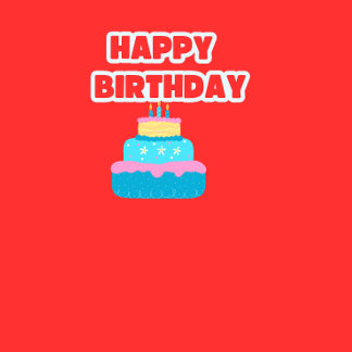 T-shirt för grattis på födelsedagen-design