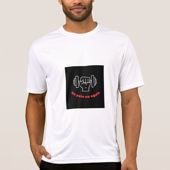 T-shirt för gym  (Framsida)