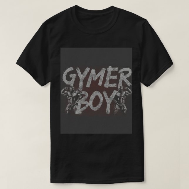 T-Shirt för GYM-pojken och tjejen. (Design framsida)