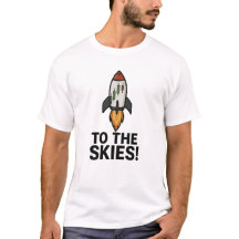 T-shirt för handel med himmel