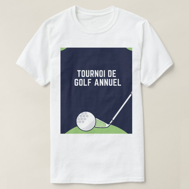 T-shirt för herr golf sport  (Design framsida)
