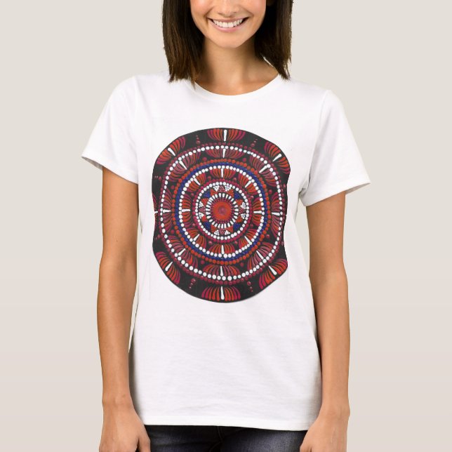 t-shirt för hondjur (Framsida)