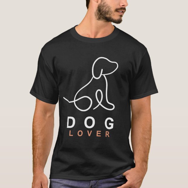 T-shirt för hundälskare (Framsida)