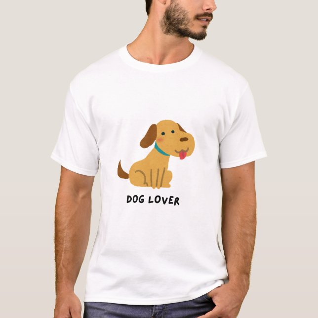 T-shirt för hundälskare (Framsida)