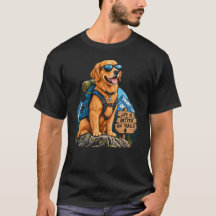 T-shirt för hundälskare: Livet är bättre på stigar