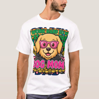 T-shirt för hundmamma - Golden Retriever
