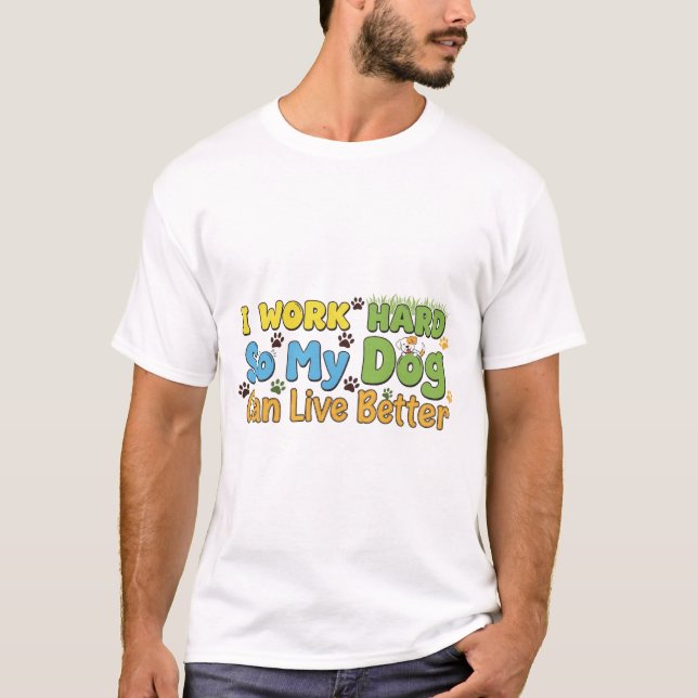 t-shirt för husdjursskötsel (Framsida)